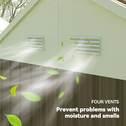 8.5' x 5.5' Metal Garden Shed, Outdoor Storage, Lockable Door, Light Grey Sheds at Gallery Canada