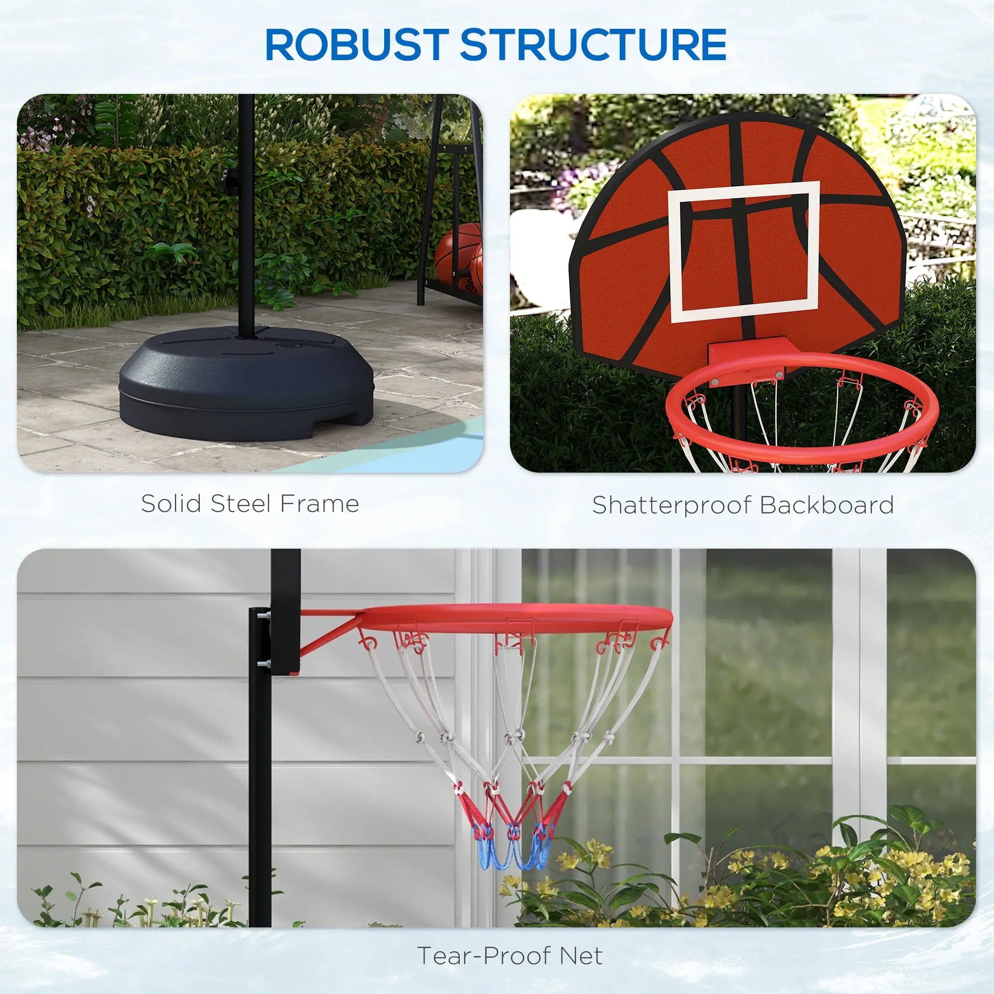 3-5ft Basketball Hoop with Magnetic Dartboard, 15