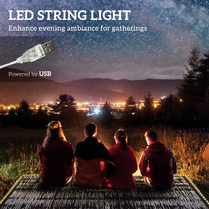 Waterproof Outdoor Camping Rug With LED Lights, 12' x 9' Outdoor Reversible Rugs at Gallery Canada