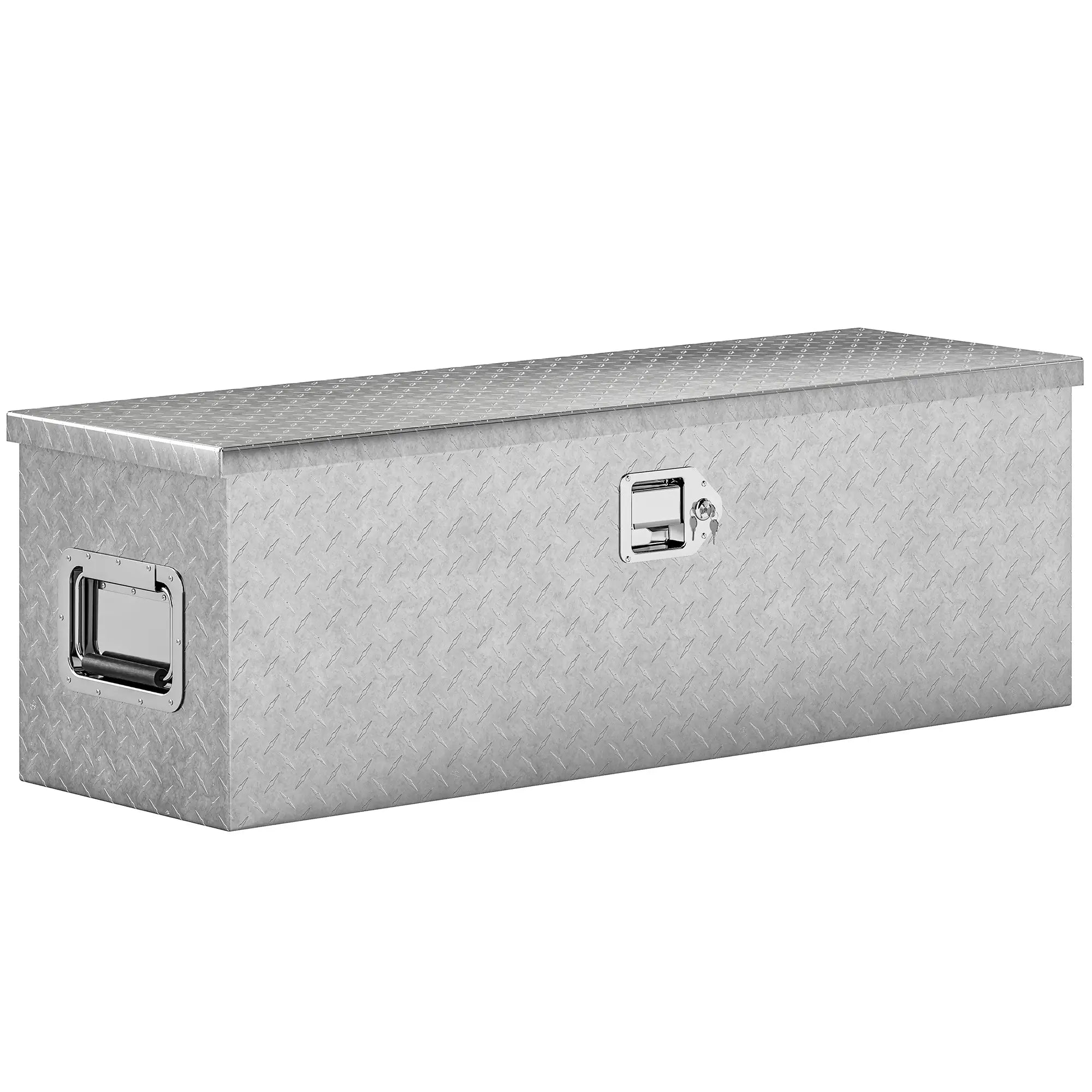 48 Inch Truck Bed Tool Box, Heavy Duty Aluminum Diamond Plate Trailer Tongue Box Tool Organizers at Gallery Canada