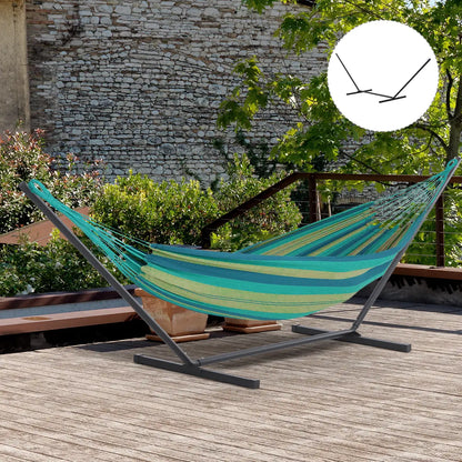11.8'L Heavy Duty Hammock Stand, Straight Pole, Outdoor Use, Black Hammock Stands at Gallery Canada