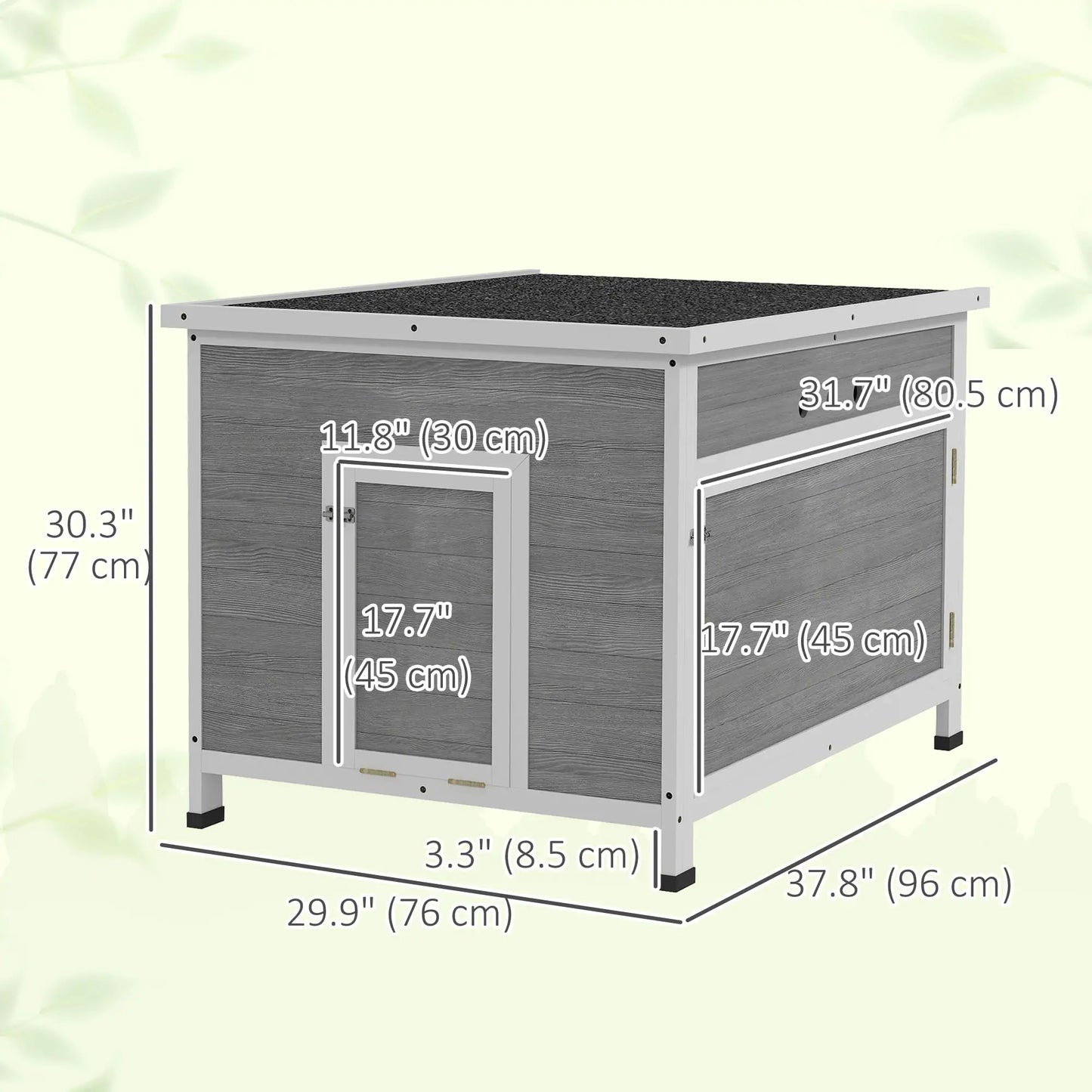 Wooden Duck Coop, Rabbit Hutch With Openable Roof, Removable Floor, Grey Chicken Coops at Gallery Canada