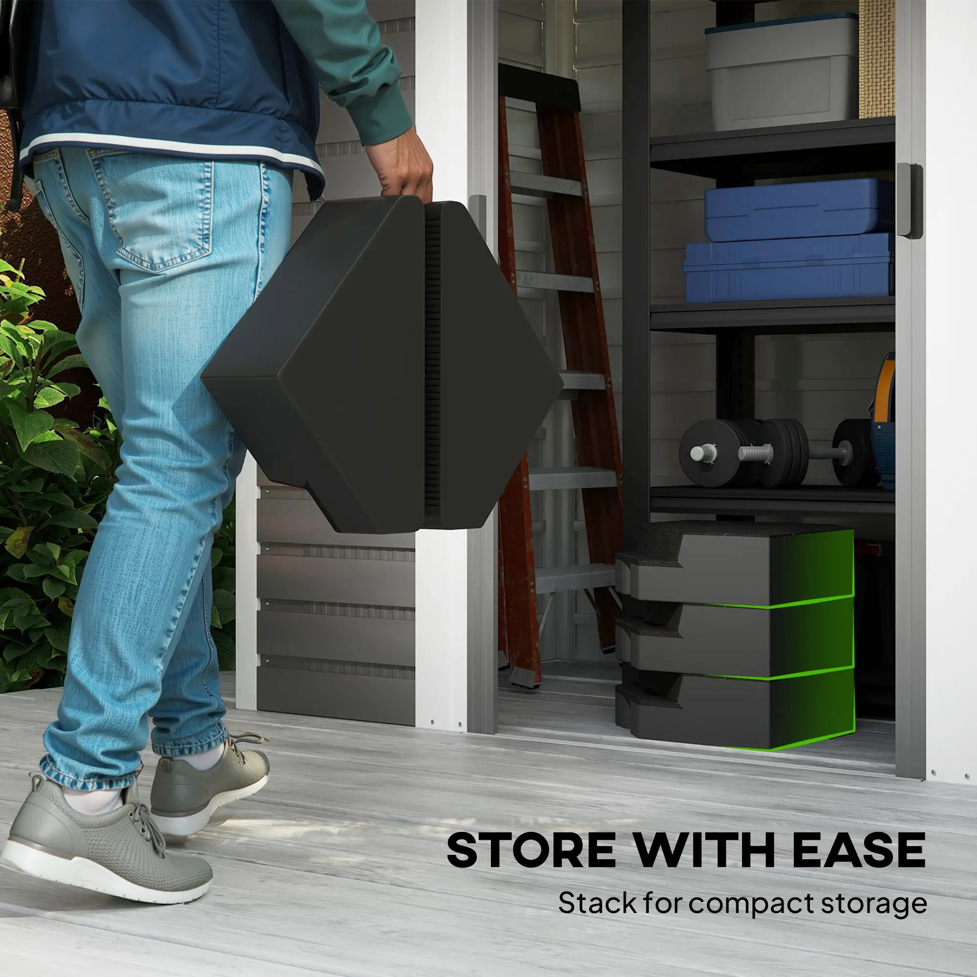 Offset Umbrella Base, 132 lb. Water or 176 lb. Sand Capacity, Black Umbrella Bases at Gallery Canada