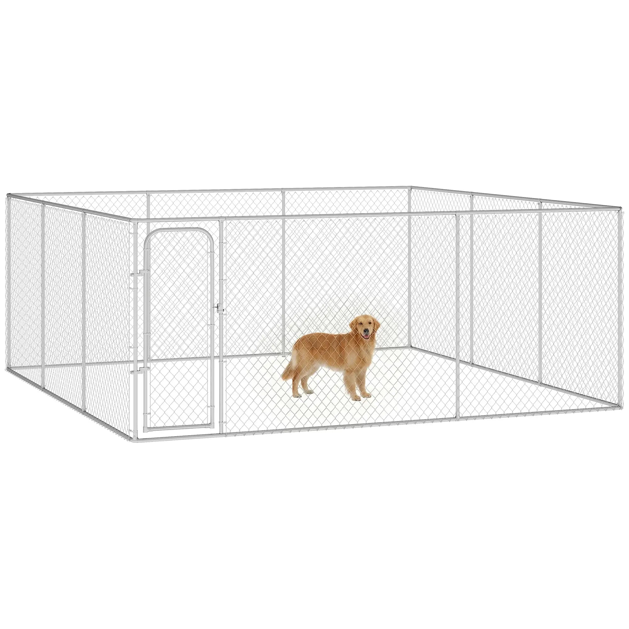 Dog Playpen, Walk-In Kennel, Galvanized Steel Frame, DIY Door Dog Kennels at Gallery Canada