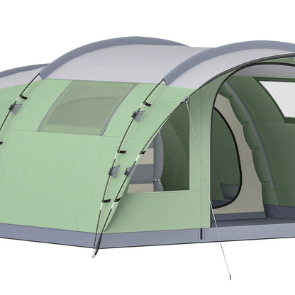 Large Family Tent, 2-4 Person, 4 Windows, Porch, Light Green Camping Tents at Gallery Canada