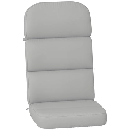 Outdoor Seat Cushion with Back, UPF 20+, Non-Slip, Light Grey Patio Chair Cushions at Gallery Canada