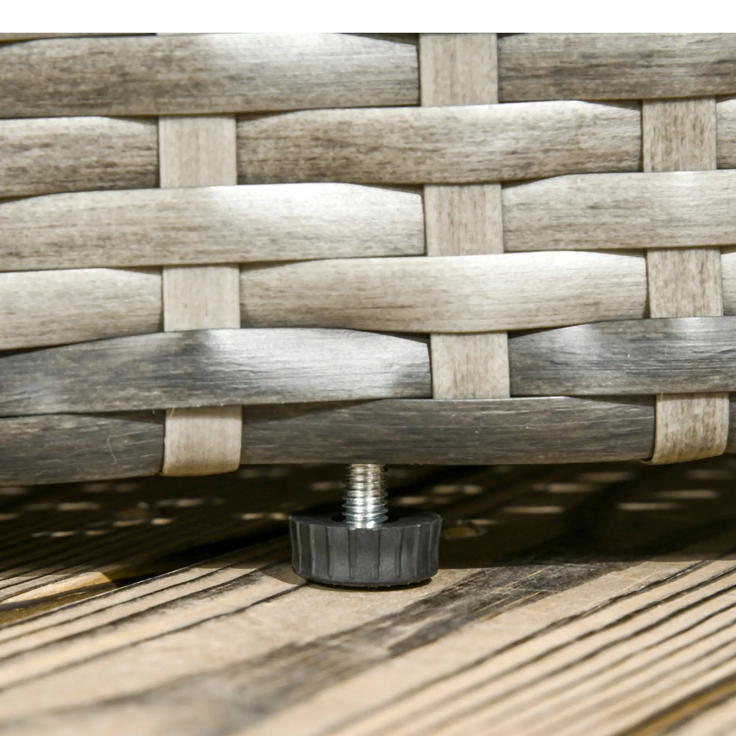 Outdoor Daybed with Retractable Canopy, PE Rattan Wicker Round Sofa, Dark Blue Daybeds at Gallery Canada