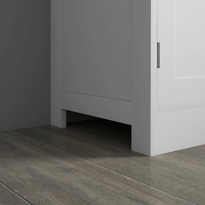 Modern Sideboard Cabinet, Glass Doors, 4-Tier Shelving, Adjustable Shelves Kitchen Pantry Cabinets at Gallery Canada