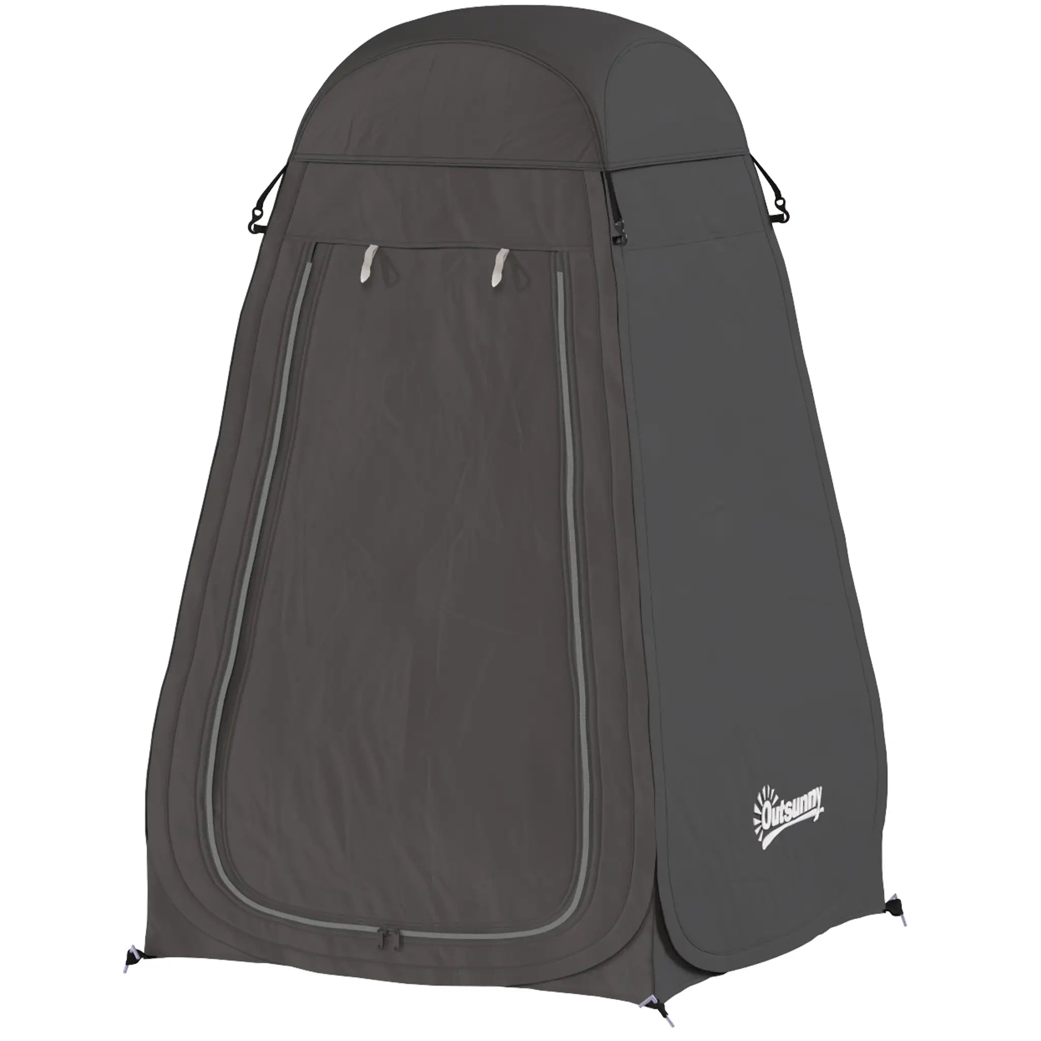 Pop Up Shower Tent, Portable Privacy Room, Black Camping Tents Black at Gallery Canada