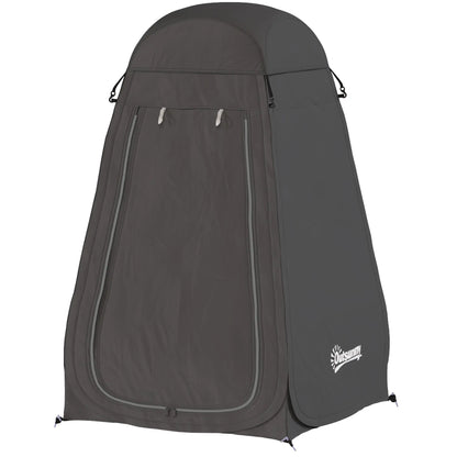 Pop Up Shower Tent, Portable Privacy Room, Black Camping Tents Black at Gallery Canada
