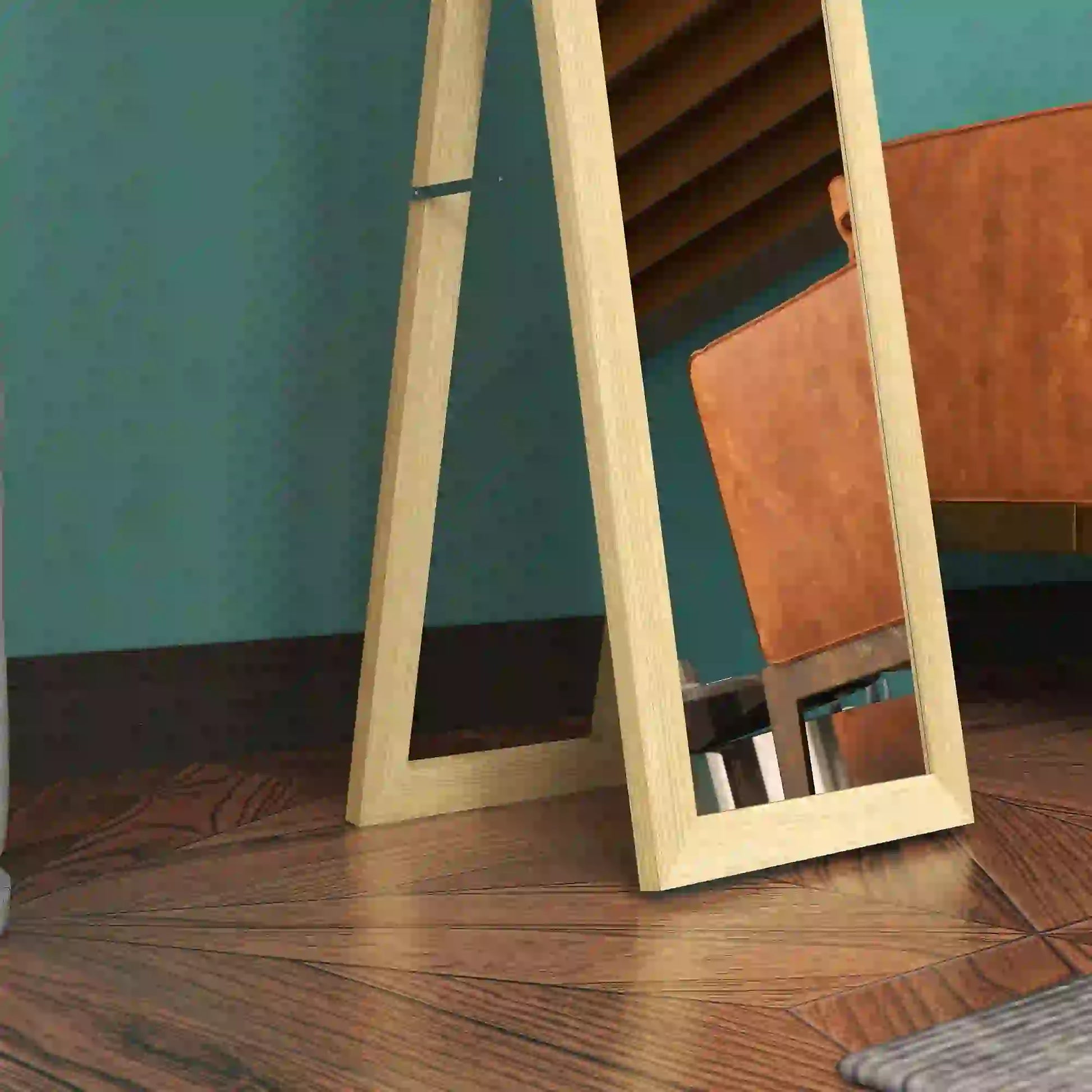 15" x 62" Full Length Mirror, Free Standing, Bedroom Living Room, Oak Full Length Mirrors at Gallery Canada