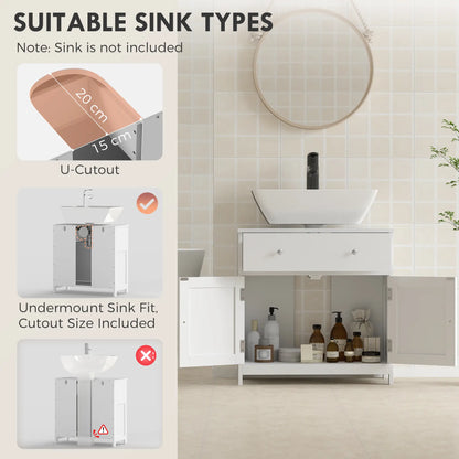 Modern Bathroom Vanity Cabinet, Under Sink Storage, White Bathroom Cabinets at Gallery Canada