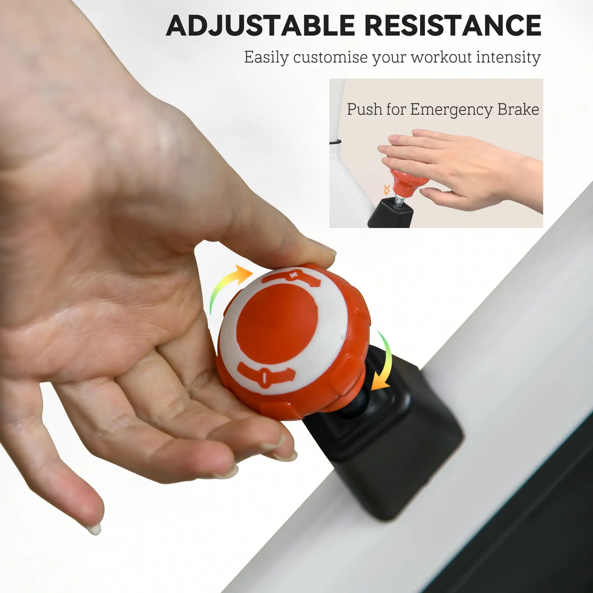 Adjustable Upright Exercise Bike, LCD Display, Indoor Cycling, Adjustable Resistance, White Exercise & Stationary Bikes at Gallery Canada