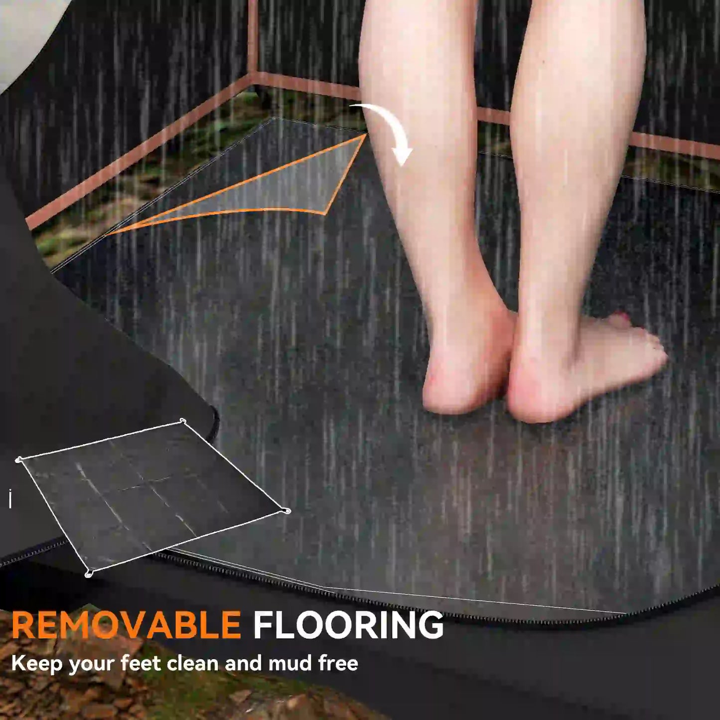 Camping Shower Tent, Portable Privacy Shelter, Black Camping Tents at Gallery Canada