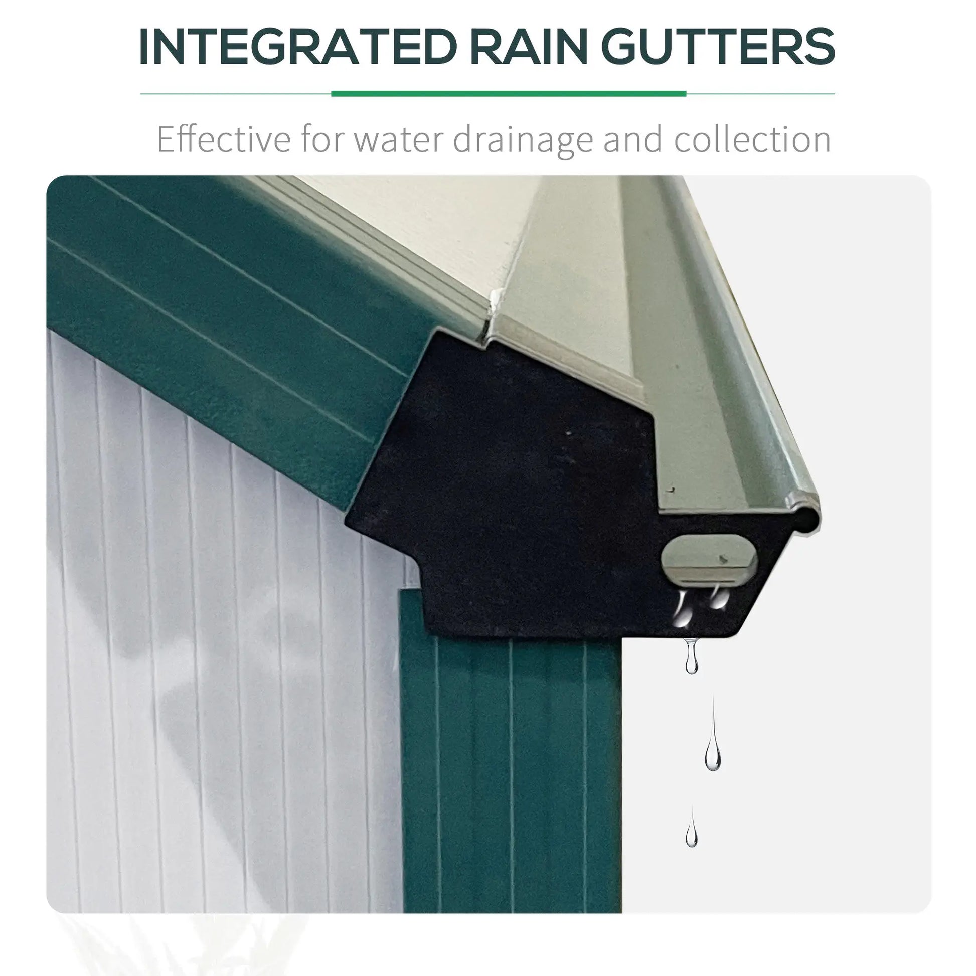 6' x 12' x 6.5' Polycarbonate Greenhouse, Walk-in, Adjustable Roof Vent, Green Walk In Greenhouses at Gallery Canada