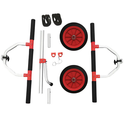 Adjustable Width Kayak Cart Dolly, Red Kayak Carts at Gallery Canada