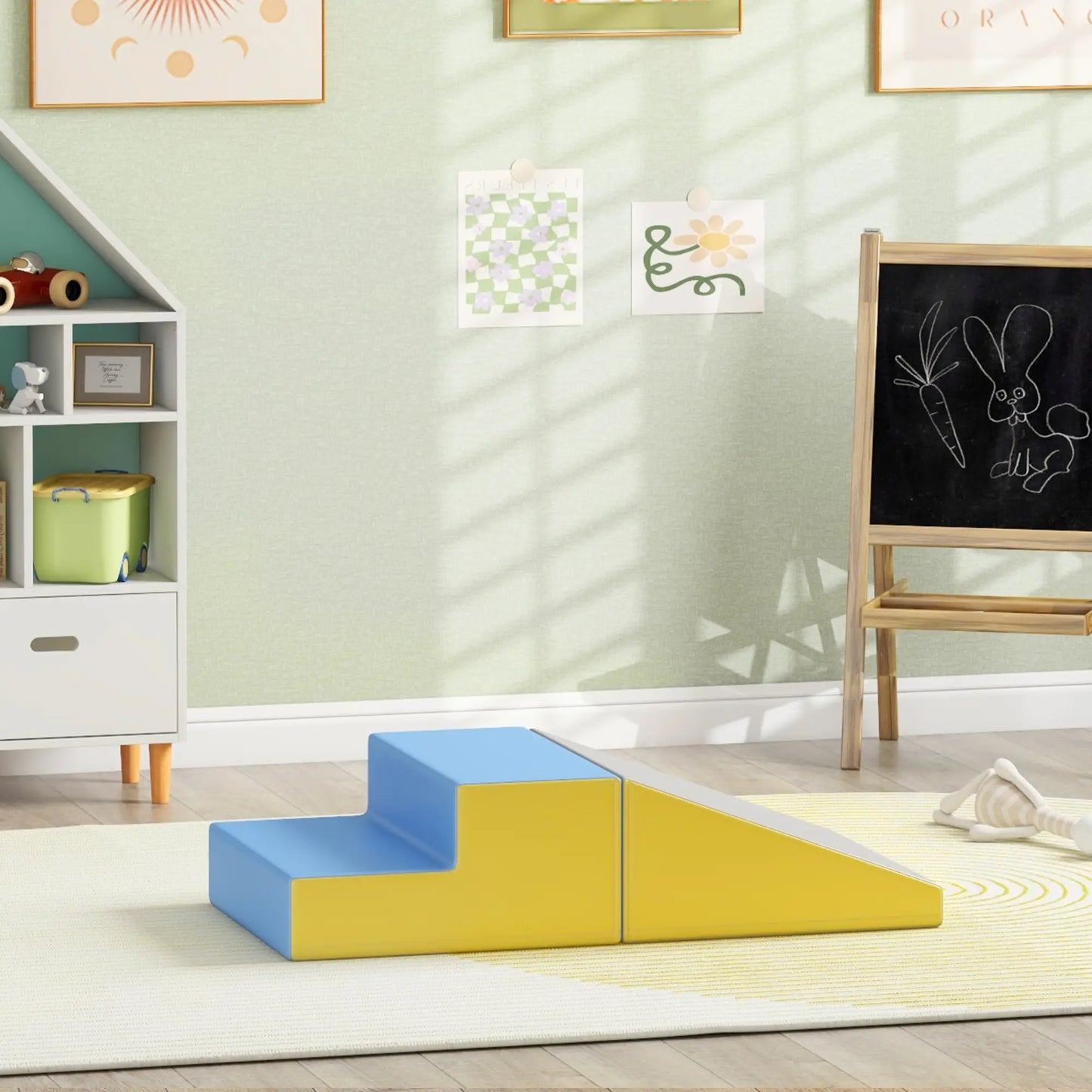 2-Piece Climb Crawl Activity Play Set, Toddler Preschooler, Indoor, Blue Baby Gym & Playmats at Gallery Canada