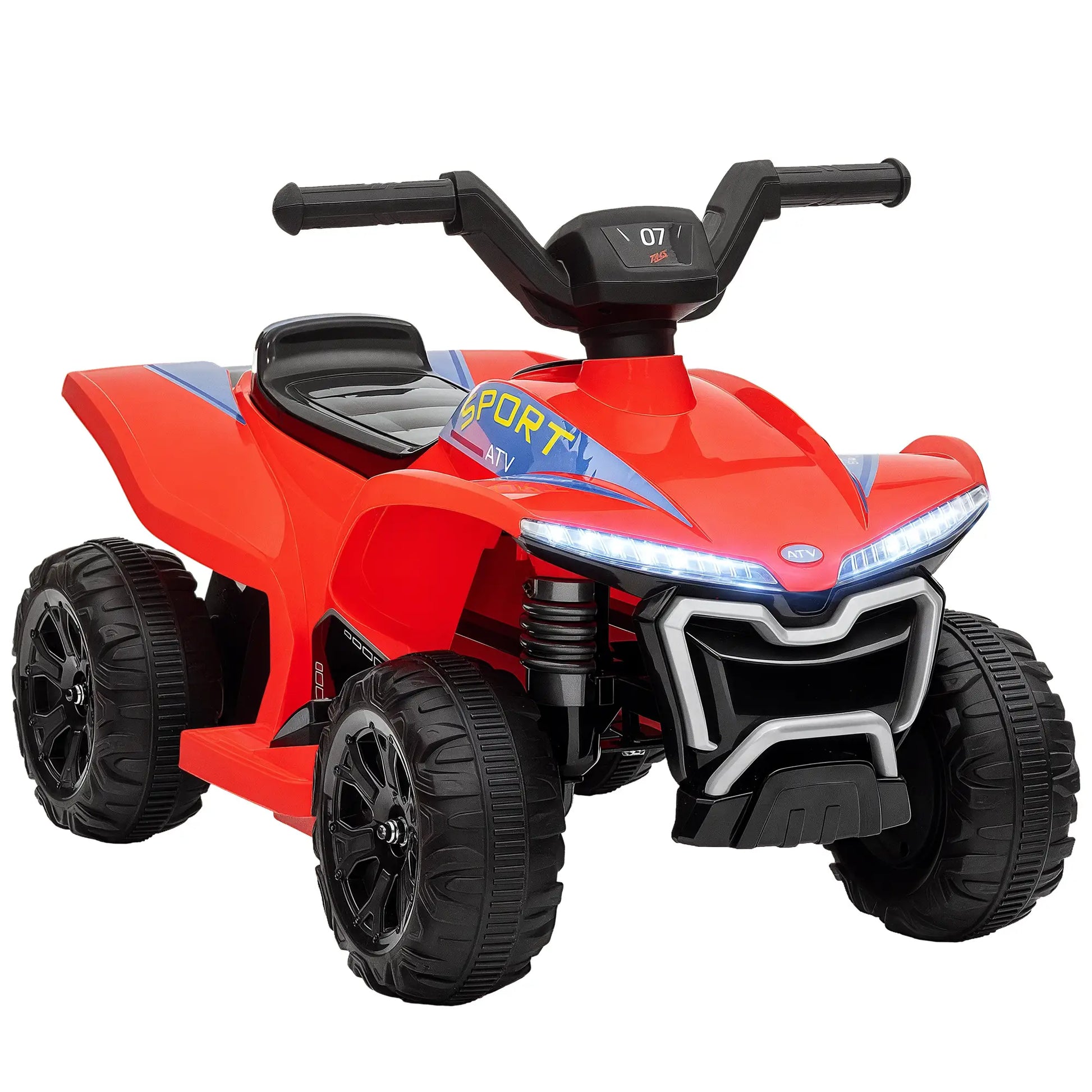 Kids ATV, 6V Battery Powered, for 18-36 Months, Red Electric Ride On Toys at Gallery Canada