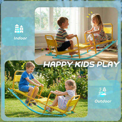 Metal Seesaw For Kids, 2 In 1 Rocking Teeter Totter, Playground Equipment Gym Sets & Swings at Gallery Canada