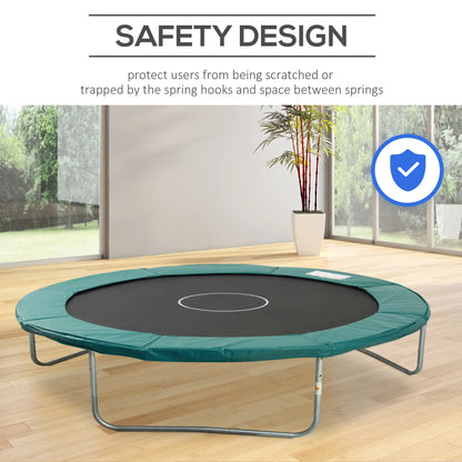 14FT Trampoline Pad Replacement, Φ168" Spring Cover, Water-Resistant, Green Trampolines at Gallery Canada