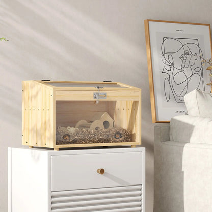 22"L Hamster Cage, Openable Top, Acrylic Windows, Small Animal Cage Hamster Cages at Gallery Canada