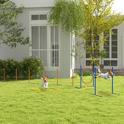 Dog Agility Training Equipment, Weave Poles, Adjustable Hurdle, Jump Ring Dog Agility Training Equipment at Gallery Canada