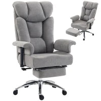 Big and Tall Office Chair, Heavy Duty Executive Desk Chair, Grey