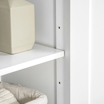 Bathroom Storage Cabinet, 2 Drawers, Adjustable Shelf, White Bathroom Cabinets at Gallery Canada