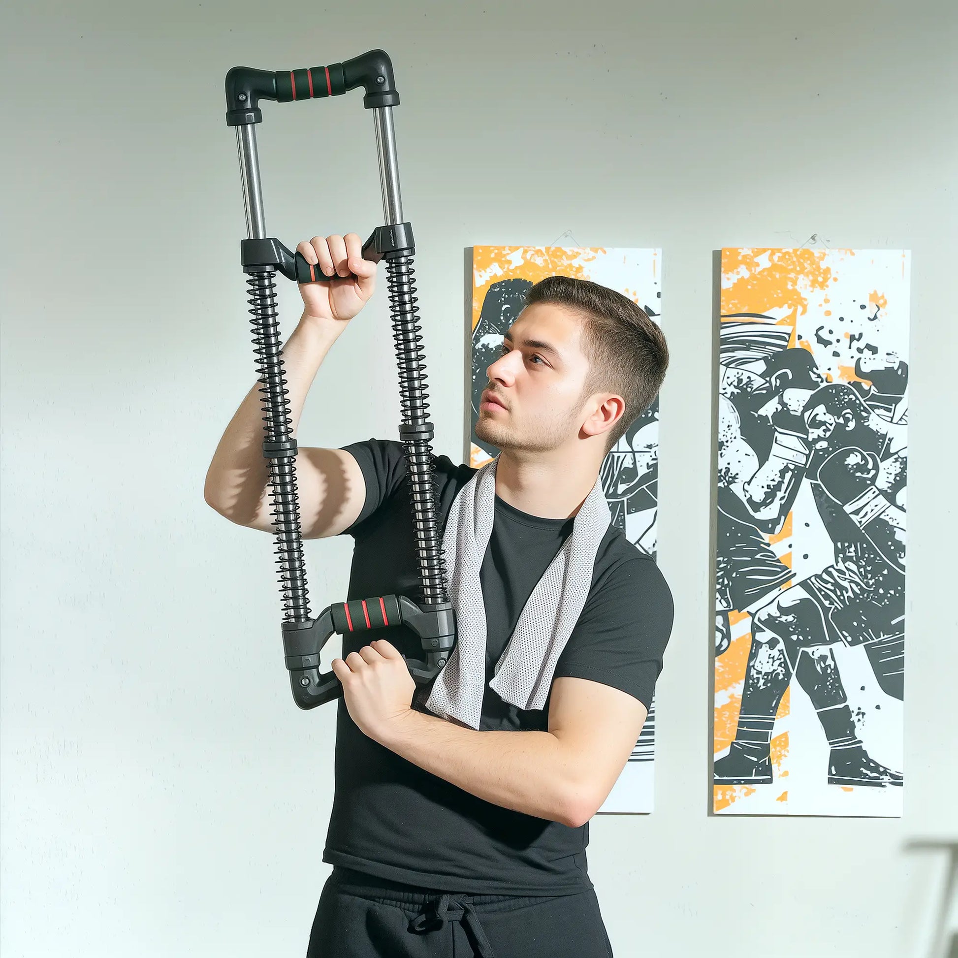 Chest Expander, Spring Exerciser 22-110 lbs, Home Gym, Office, Travel More-Strength Training Equipment at Gallery Canada