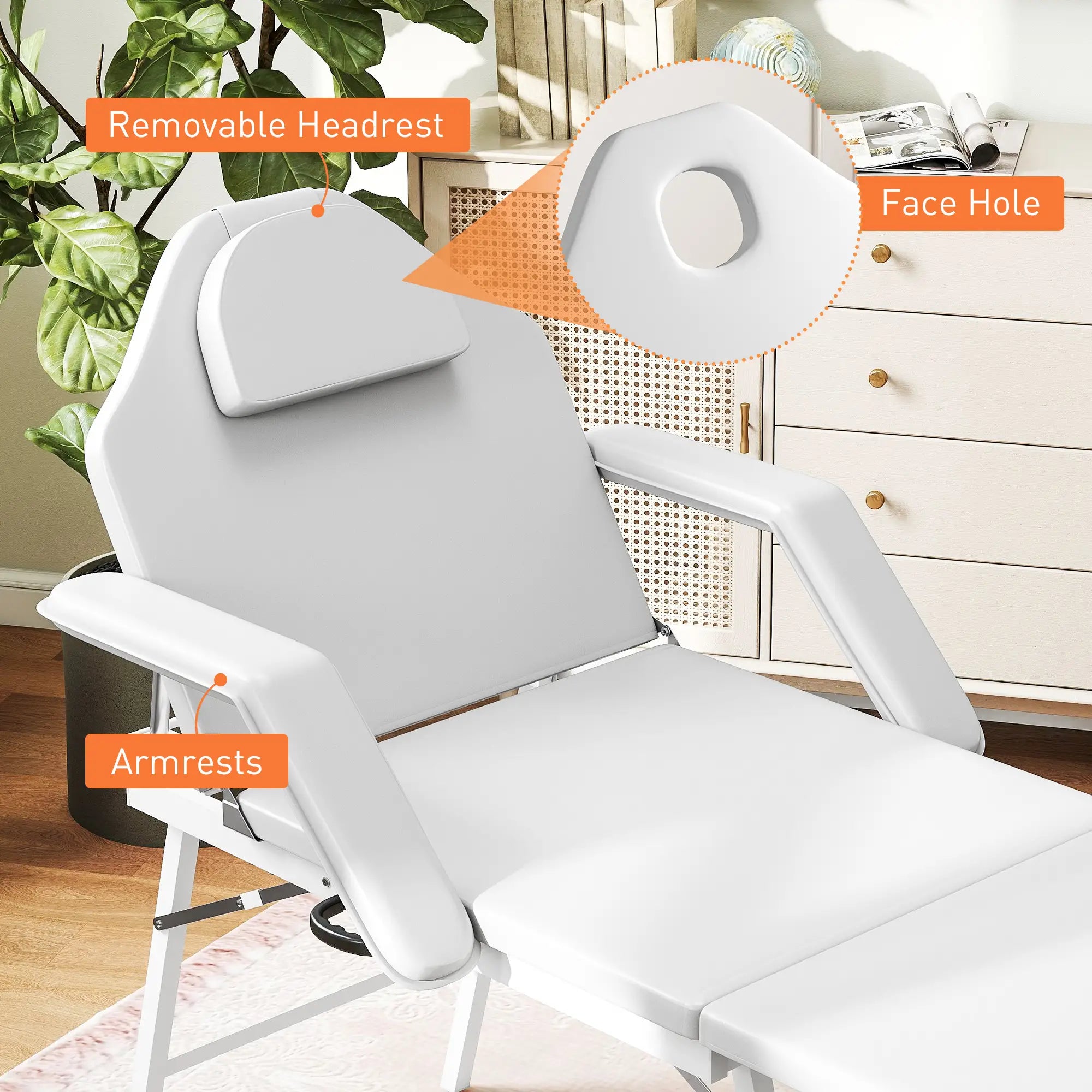 Portable Foldable Massage Table, White Portable Massage Tables at Gallery Canada