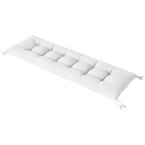 Patio Lounge Chair Cushion, UV50+ With Straps, 78 x 25.6 inch, Cream White