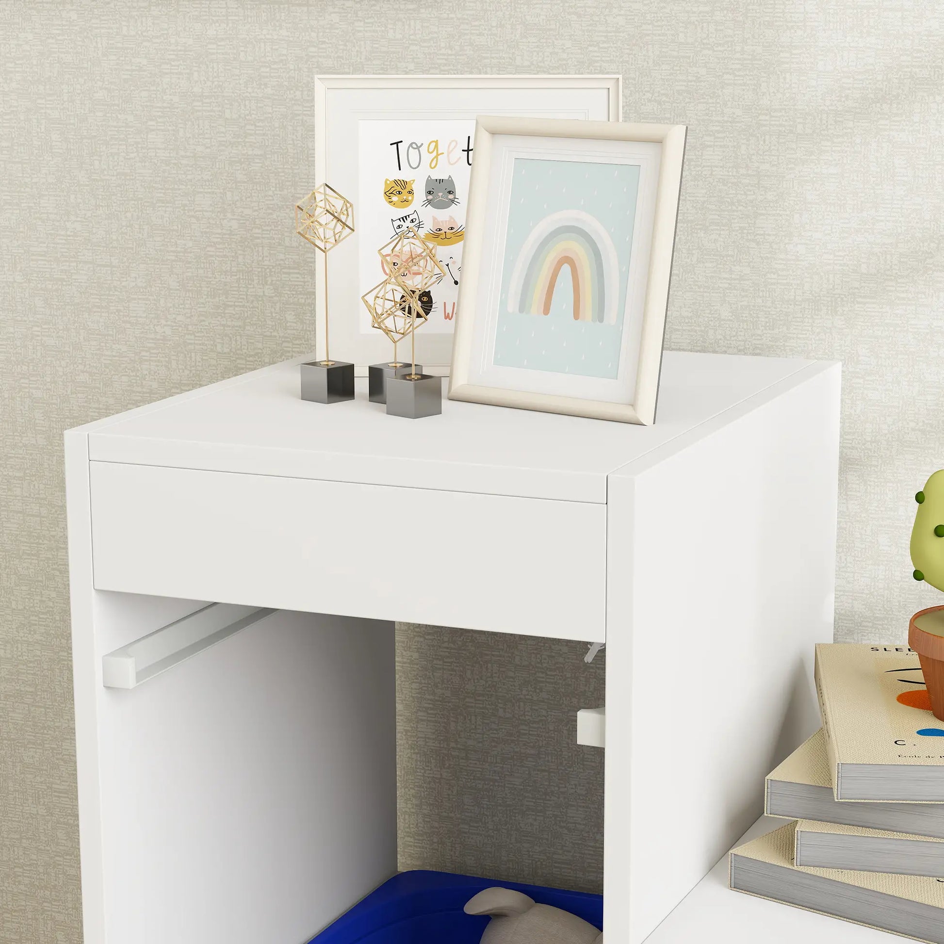 3 Layer Toy Storage Organizer Kids Bookshelf, 6 Plastic Bins, Yellow, Blue Baby & Kids Storage at Gallery Canada