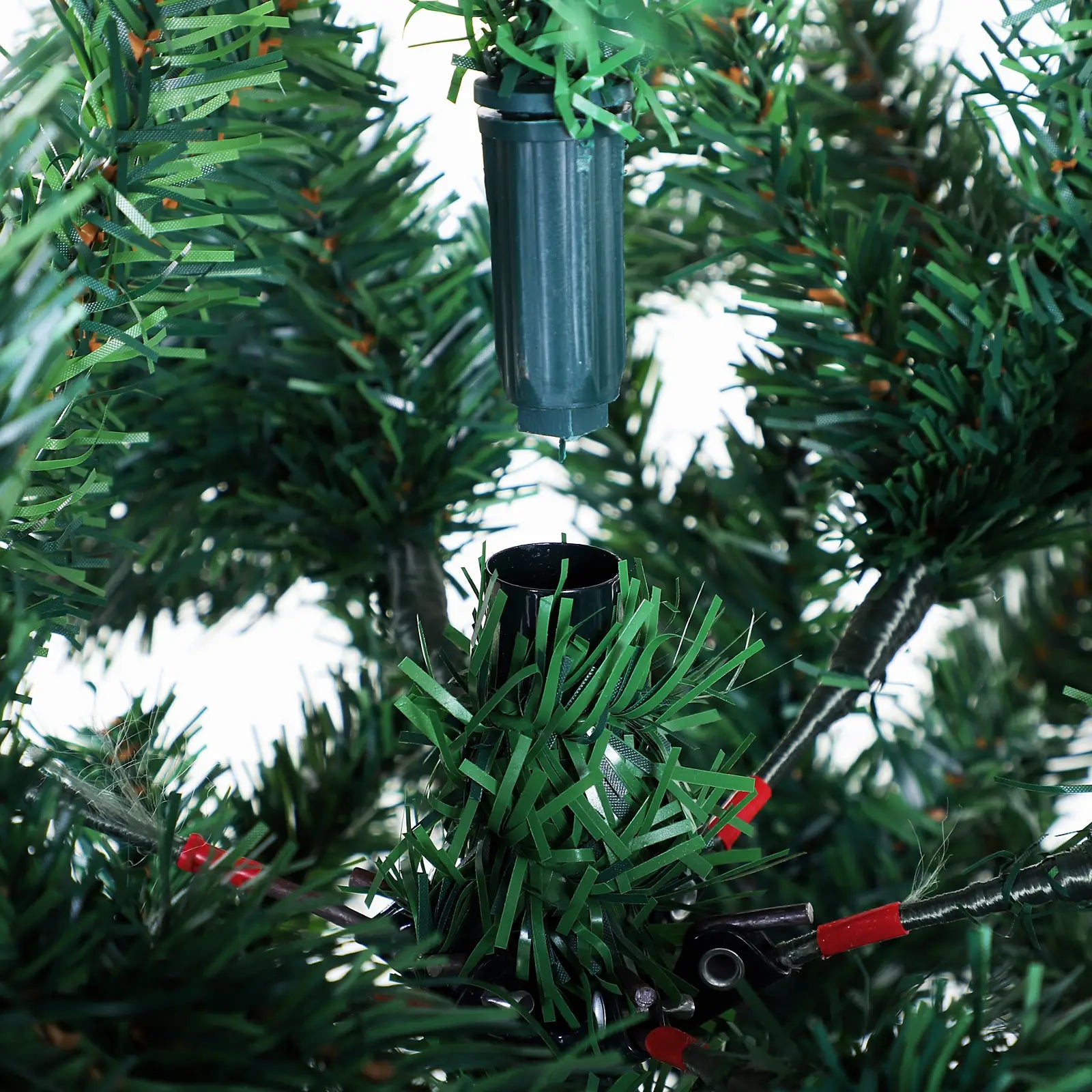6ft Unlit Artificial Spruce Christmas Tree, Solid Metal Stand Artificial Christmas Trees at Gallery Canada