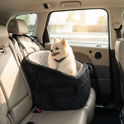 Dog Booster Car Seat Washable, Small Under 10kg, Grey Dog Bike Trailers & Strollers at Gallery Canada