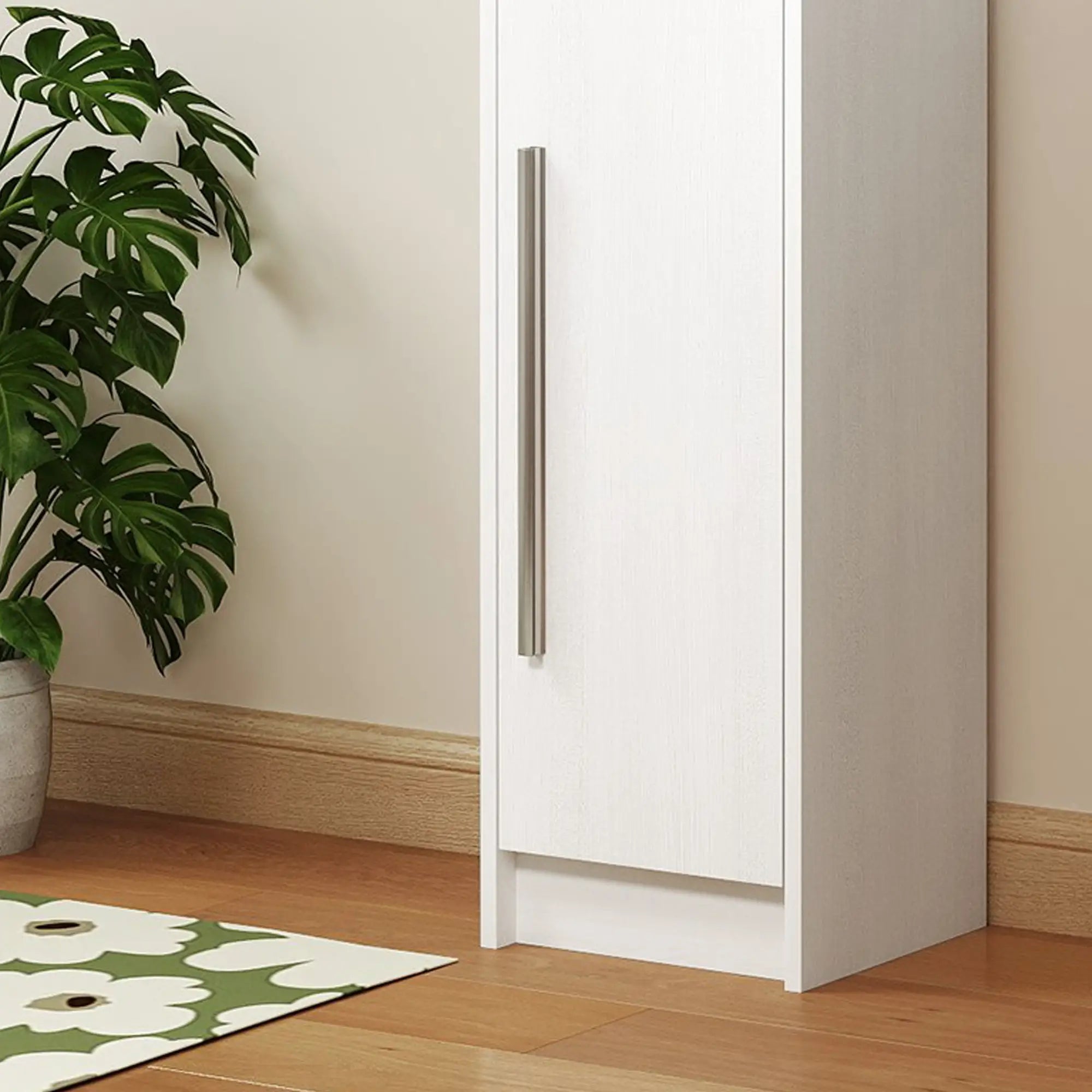 Tall Bathroom Storage Cabinet, Adjustable Shelves, Wood Grain, White Bathroom Cabinets at Gallery Canada