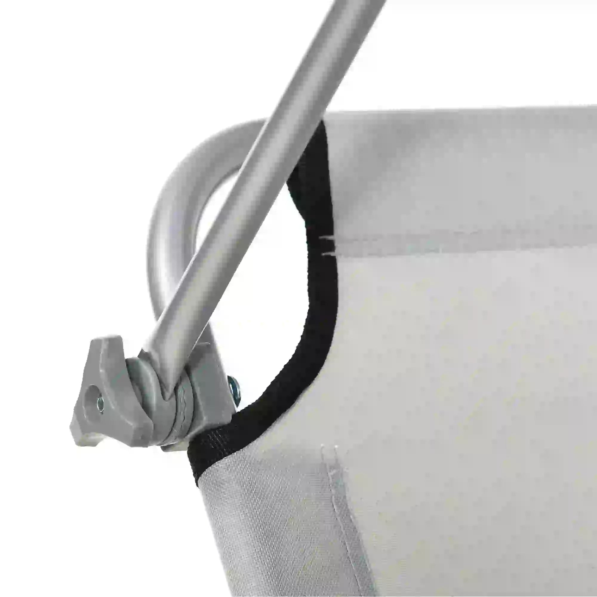 Outdoor Lounge Chair, Adjustable Folding Chaise, Sun Shade, Light Grey Lounger Chairs at Gallery Canada