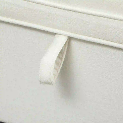 Storage Ottoman Bench, Foot Rest, 47 Inches, Cream White Storage Ottomans & Benches at Gallery Canada