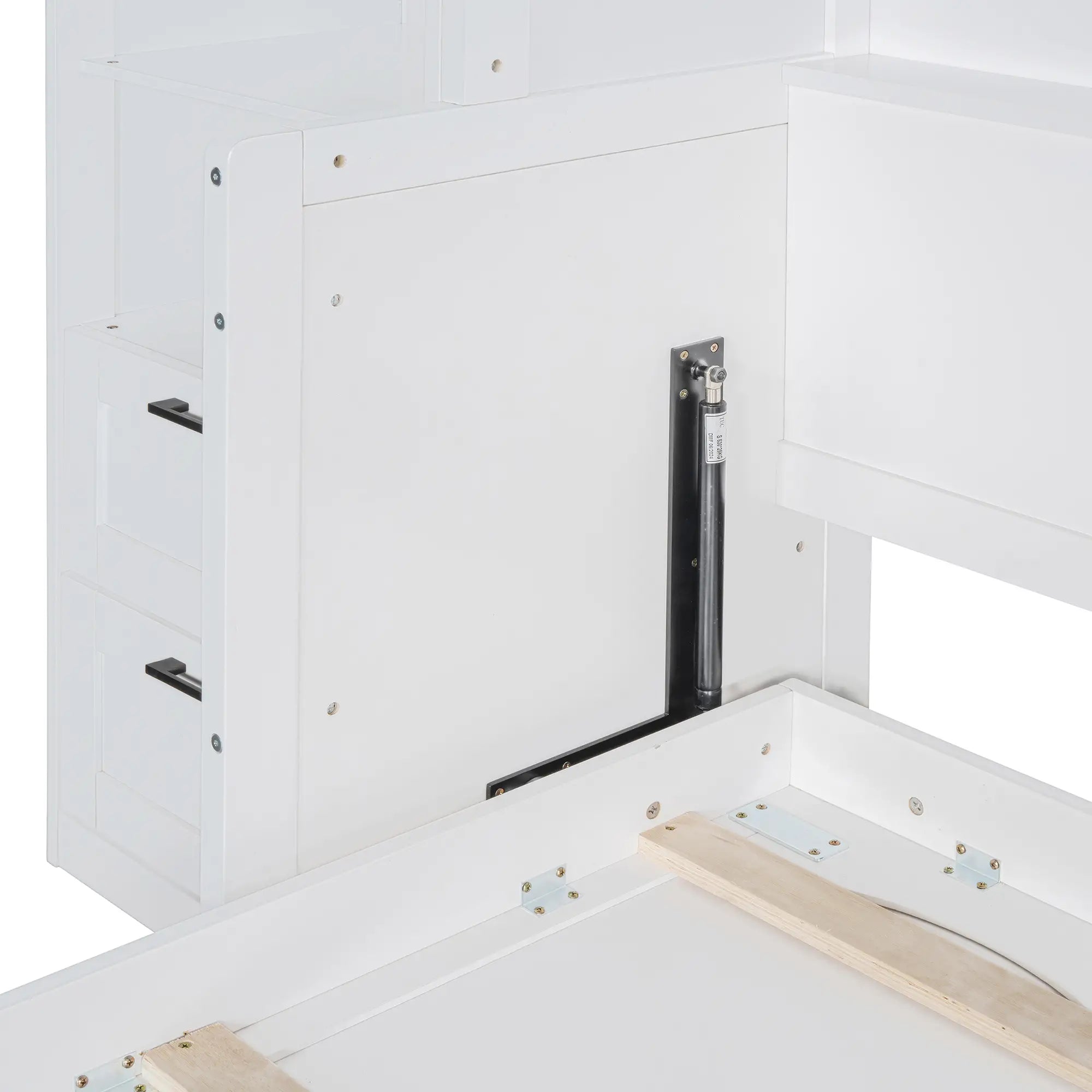 Murphy Bed with Closet, Drawers, Shelves, 114