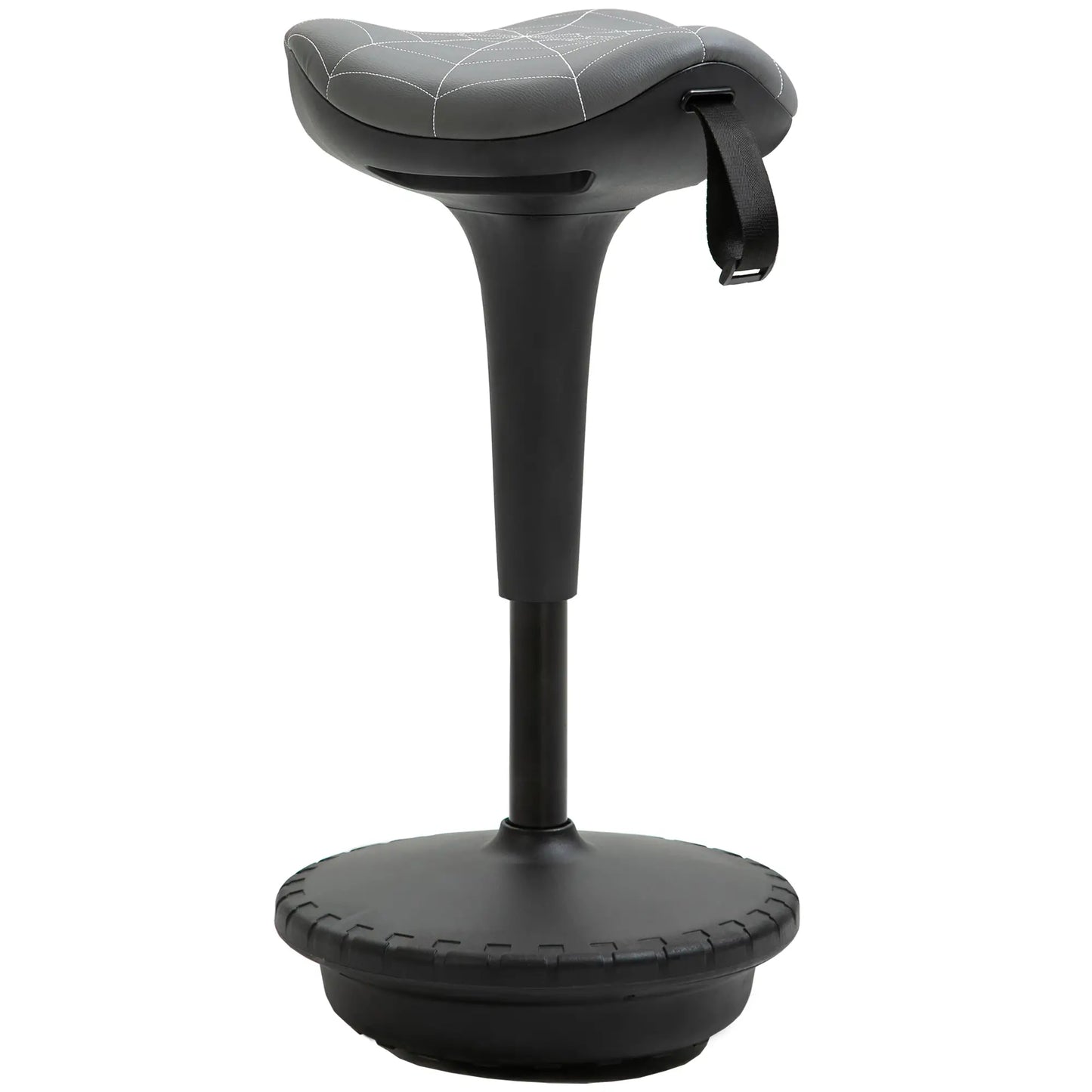 Backless Wobble Stool, Adjustable Standing Desk Chair, Grey Task Chairs at Gallery Canada