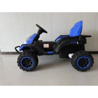Voiture électrique pour enfants 24V, Double Moteur, Télécommande, Bleu