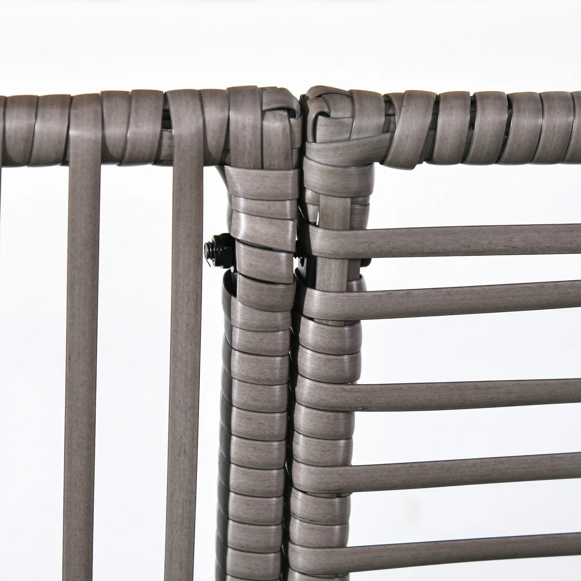 Raised Garden Bed with Lattice Trellis, Rattan Planter with Storage, Grey Raised Garden Beds at Gallery Canada