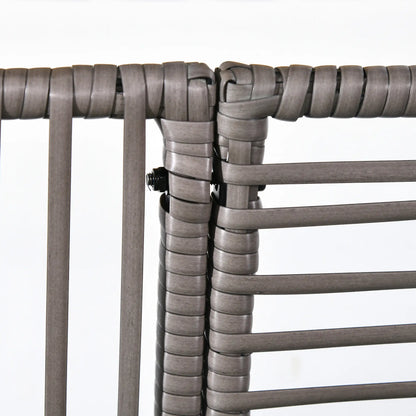 Raised Garden Bed with Lattice Trellis, Rattan Planter with Storage, Grey Raised Garden Beds at Gallery Canada