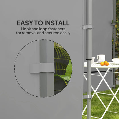 Instant Canopy Sidewall, Zipper Mesh Window, 10 x 10 ft, 2 Pack Gazebo Sidewalls at Gallery Canada