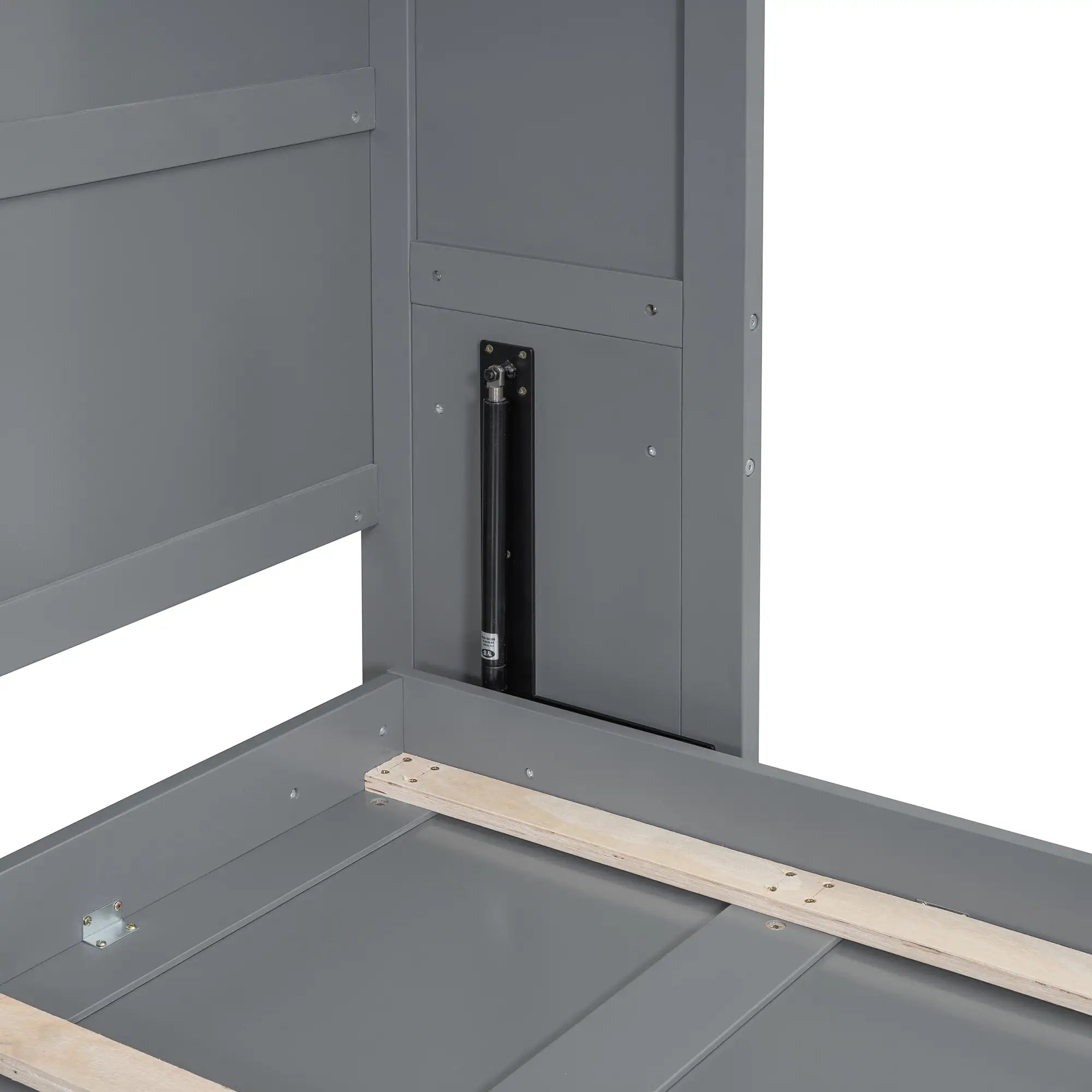 Murphy Bed with Storage, Space-saving Wall Bed, 117.5