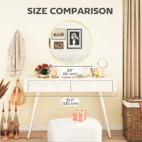 Miroir mural rond de 24" pour chambre à coucher salon, ton doré