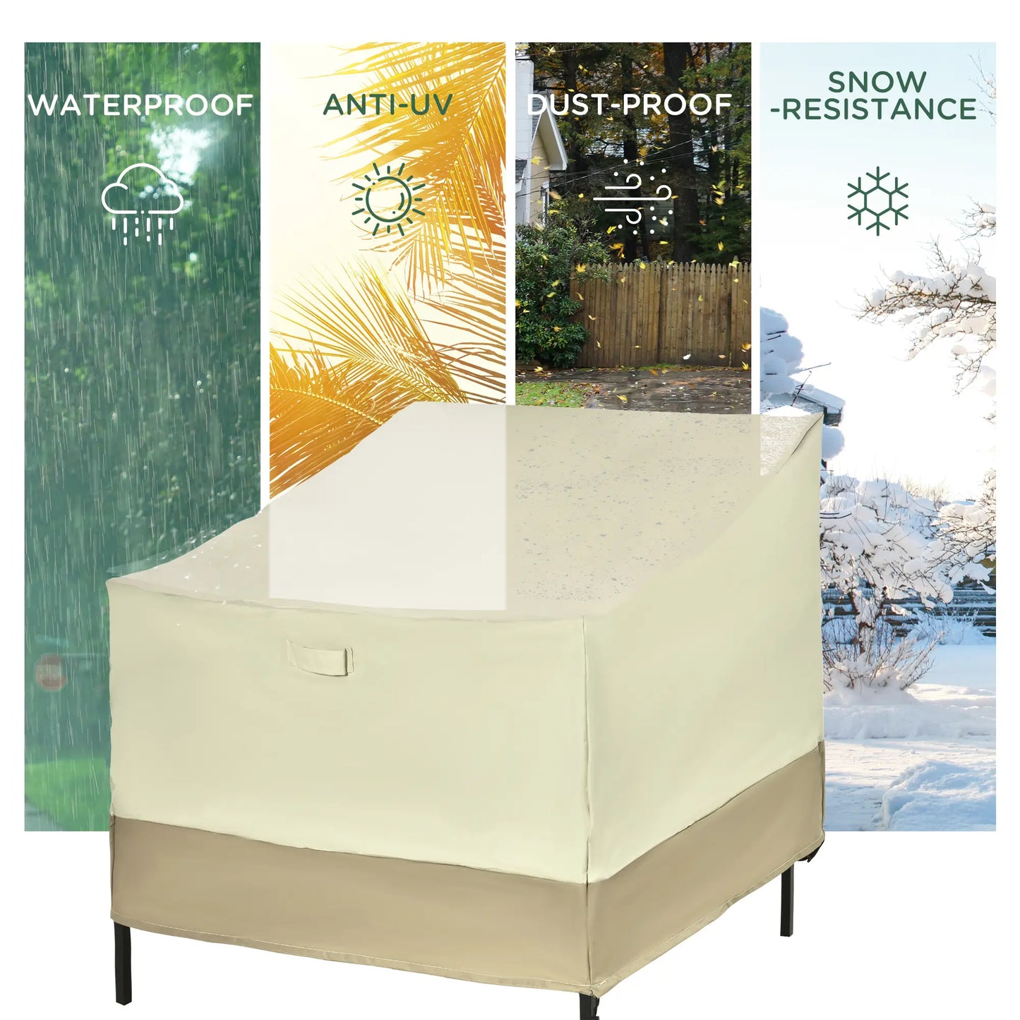 38.2-Inch Waterproof Chair Cover, Outdoor Patio Furniture Protector Patio Furniture Covers at Gallery Canada