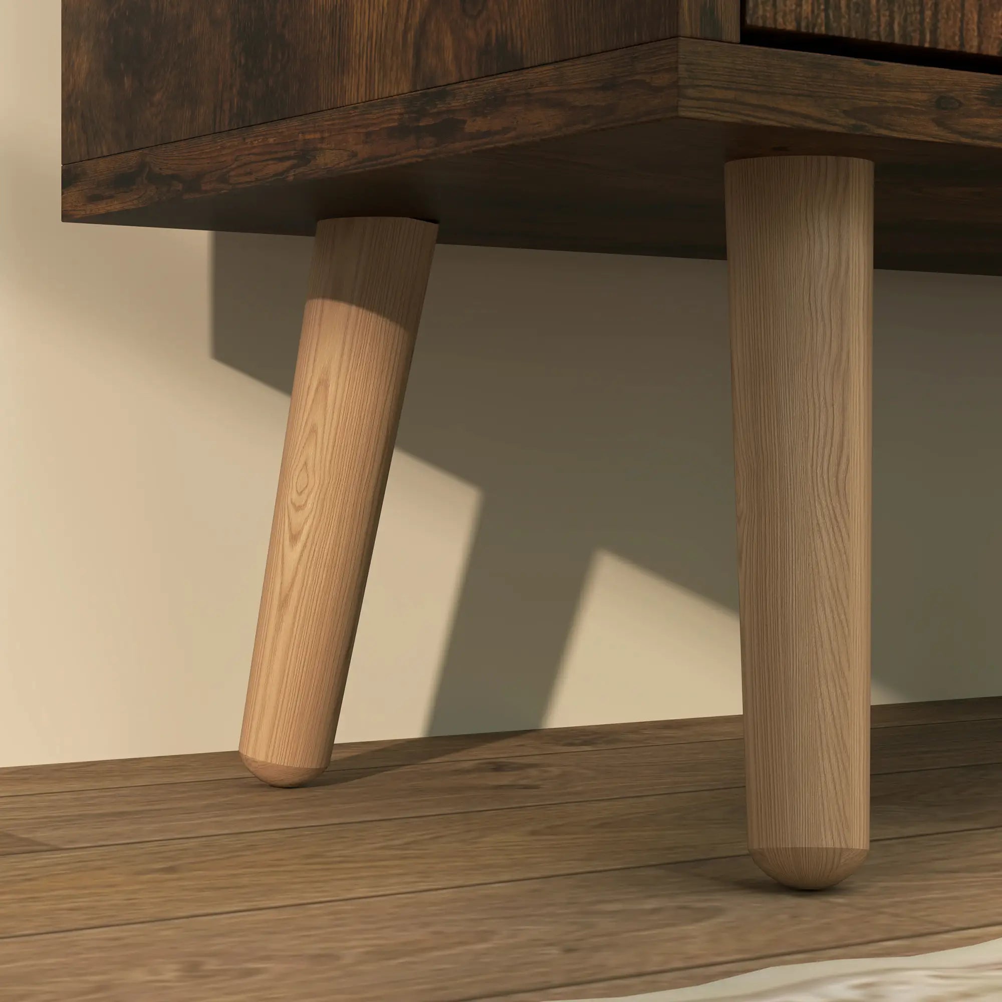 Shoe Storage Cabinet, 4 Flip Drawers, Adjustable Shelf, Holds 8-16 Pairs, Rustic Brown Shoe Storage Cabinets & Racks at Gallery Canada