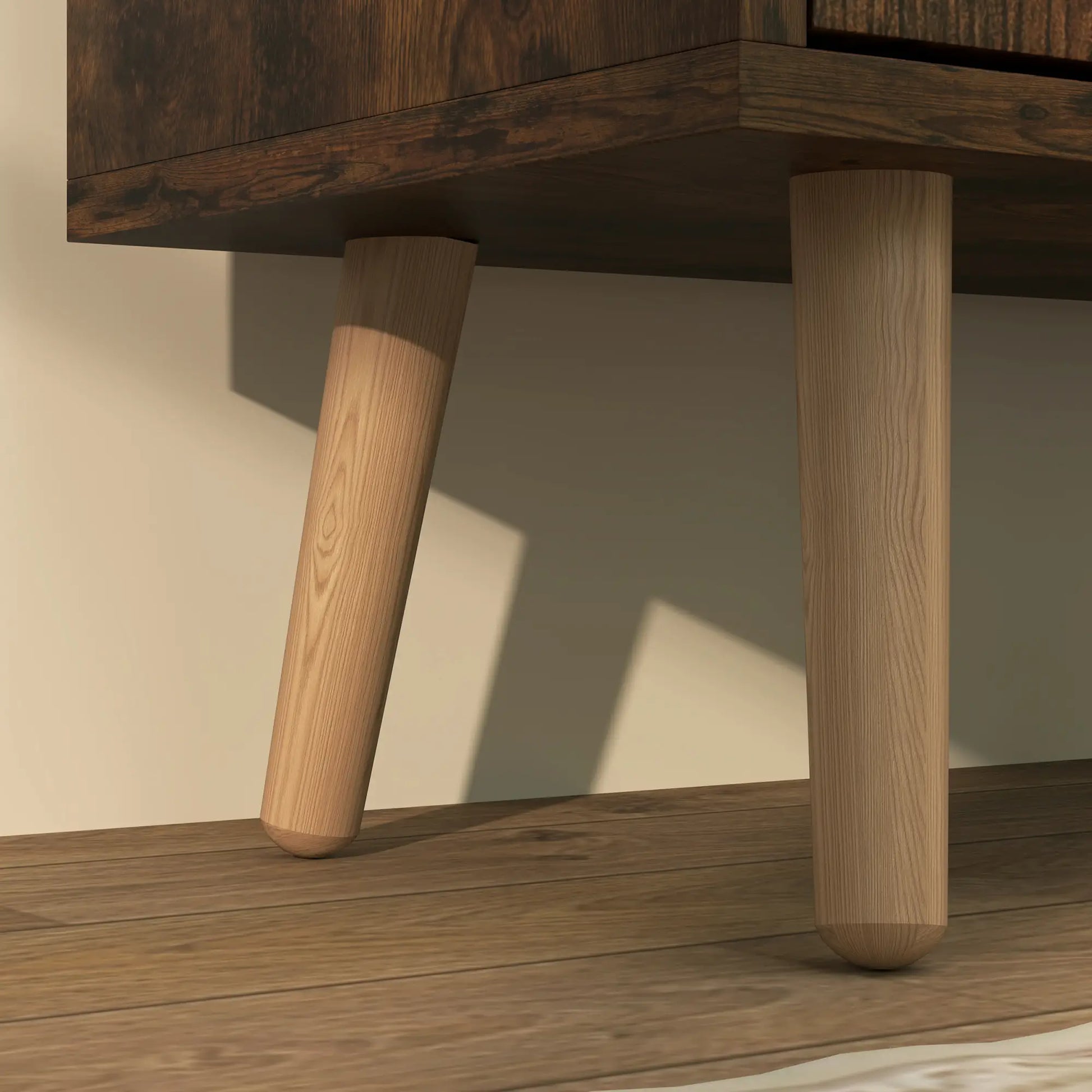 Shoe Storage Cabinet, 4 Flip Drawers, Adjustable Shelf, Holds 8-16 Pairs, Rustic Brown Shoe Storage Cabinets & Racks at Gallery Canada