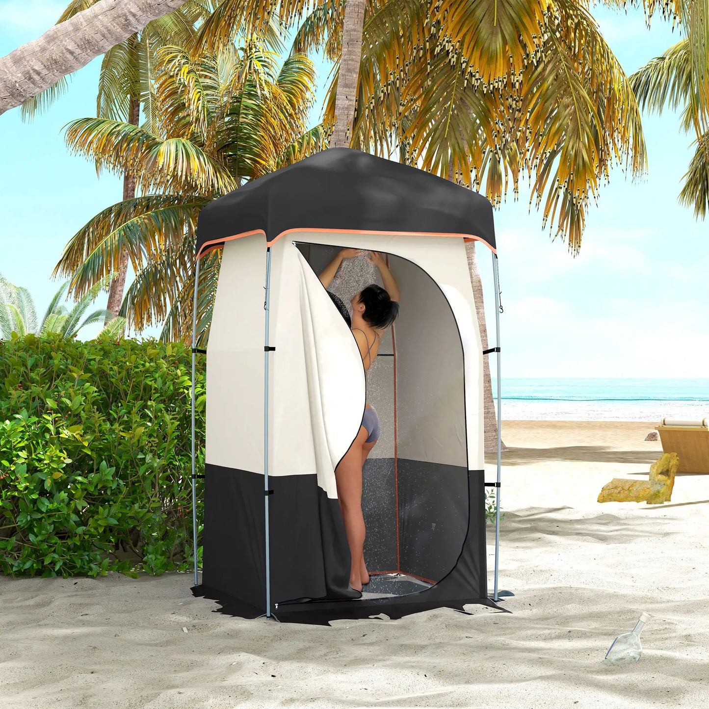 Camping Shower Tent, Portable Privacy Shelter, Black Camping Tents at Gallery Canada