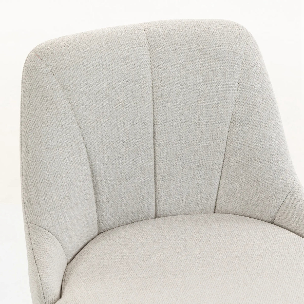 Swivel Bar Stools Set of 2, Cream White